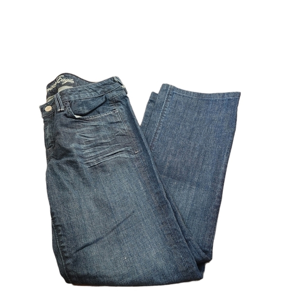 American Eagle true boot mid rise blue denim jeans pants - Picture 4 of 9